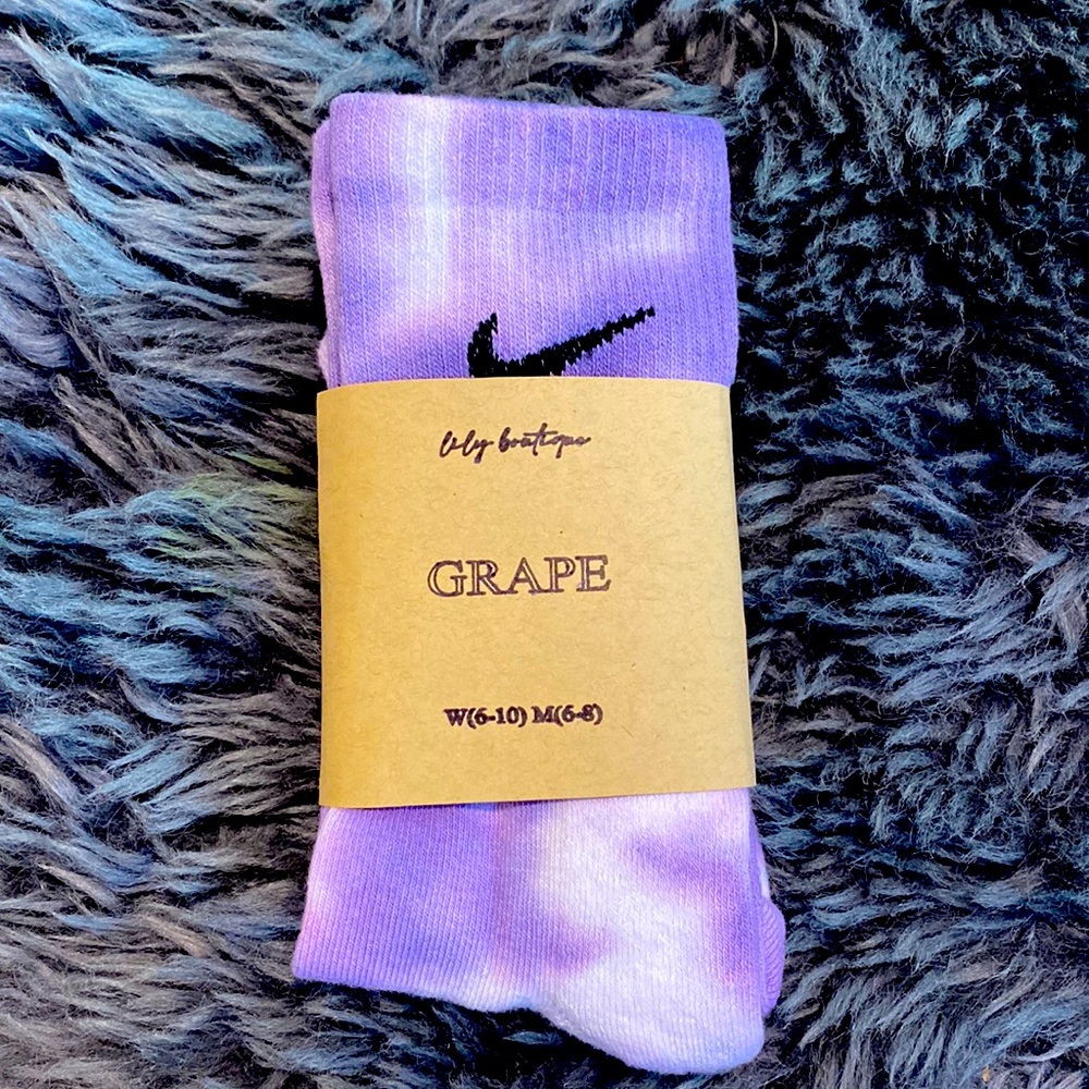 Tye dye Nike socks